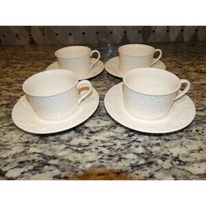 Mikasa English Countryside DD900 Tea Cups Saucers Set of 4